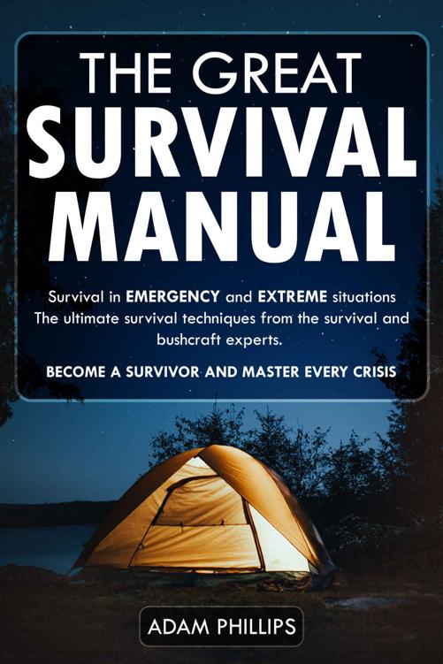 The great survival manual Survival in emergency and extreme situations: The ultimate survival techniques from the survival and bushcraft experts. Become a survivor and master every crisis
