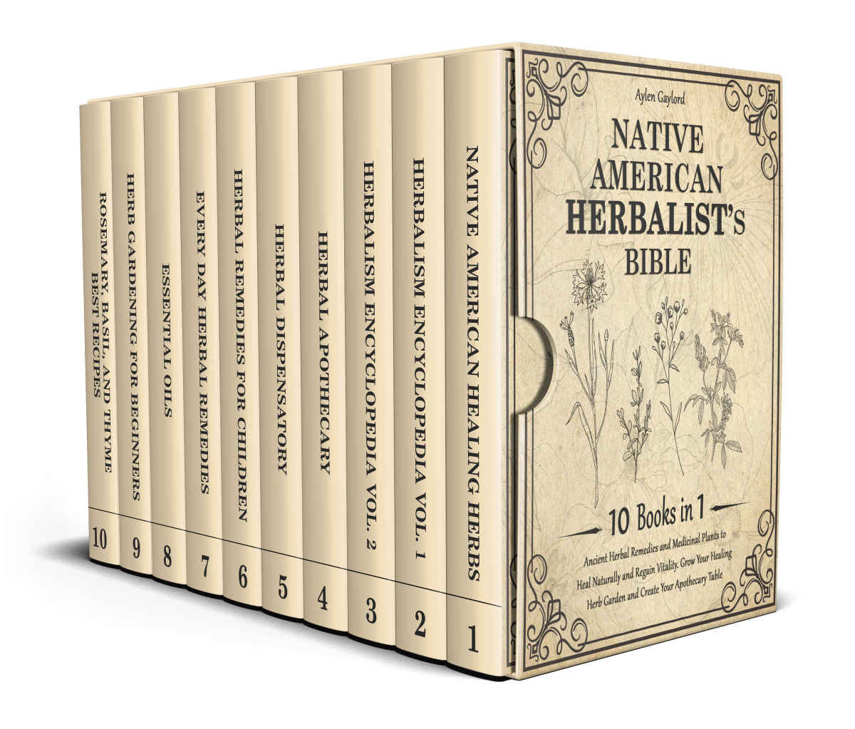 Native American Herbalist’s Bible: 10 Books In 1. Ancient Herbal Remedies and Medicinal Plants to Heal Naturally and Regain Vitality. Grow Your Healing Herb Garden and Create Your Apothecary Table