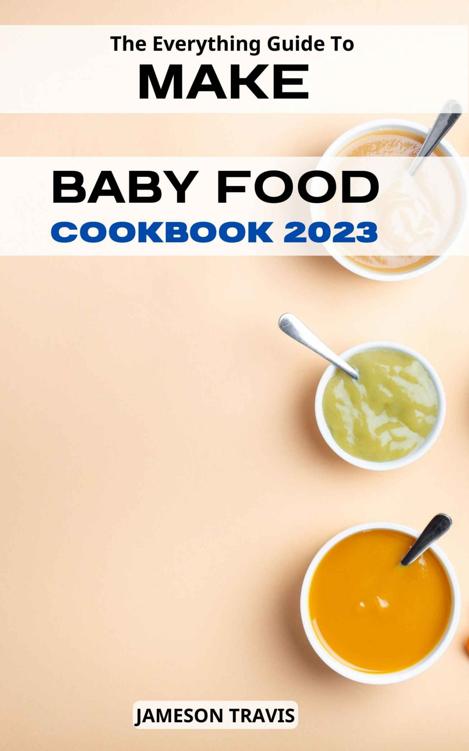 The Everything Guide To Make Baby Food 2023: Healthy And Delicious Recipes For Every Age and Stage. Contains Weekly Meal Plans To Raise Happy Independent Eaters for First-Time Parents