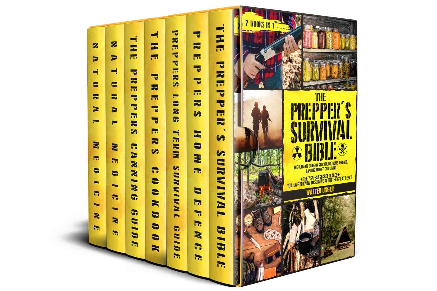 The Prepper’s Survival Bible: THE ULTIMATE GUIDE ON STOCKPILING, HOME DEFENCE, CANNING AND OFF-GRID LIVING + THE 7 SAFEST SECRET PLACES YOU HAVE TO KNOW TO SURVIVE AFTER THE GREAT RESET