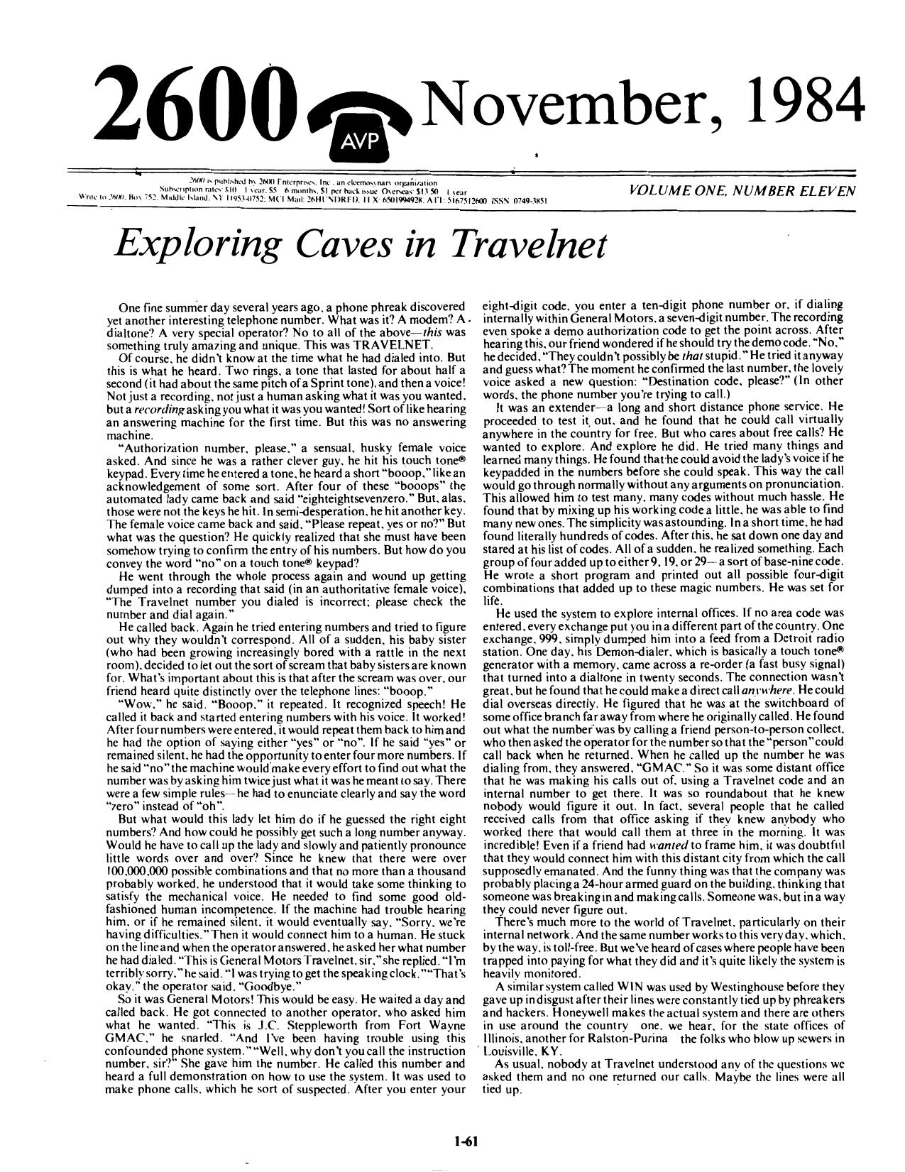 2600 v01 n11 (November 1984)